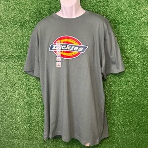 Dickies Charcoal Tee with Logo Patch
